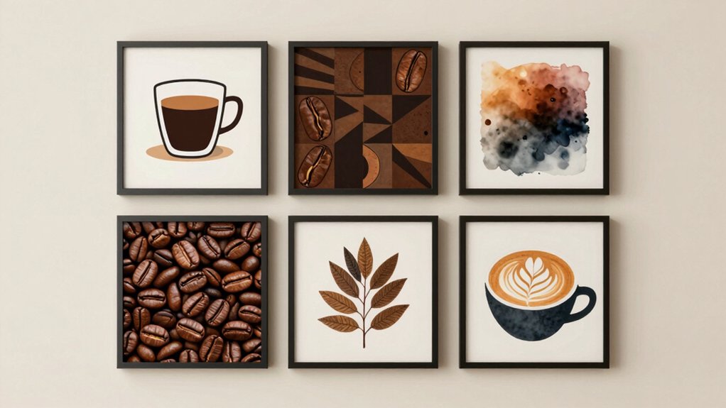 five best coffee themed wall art
