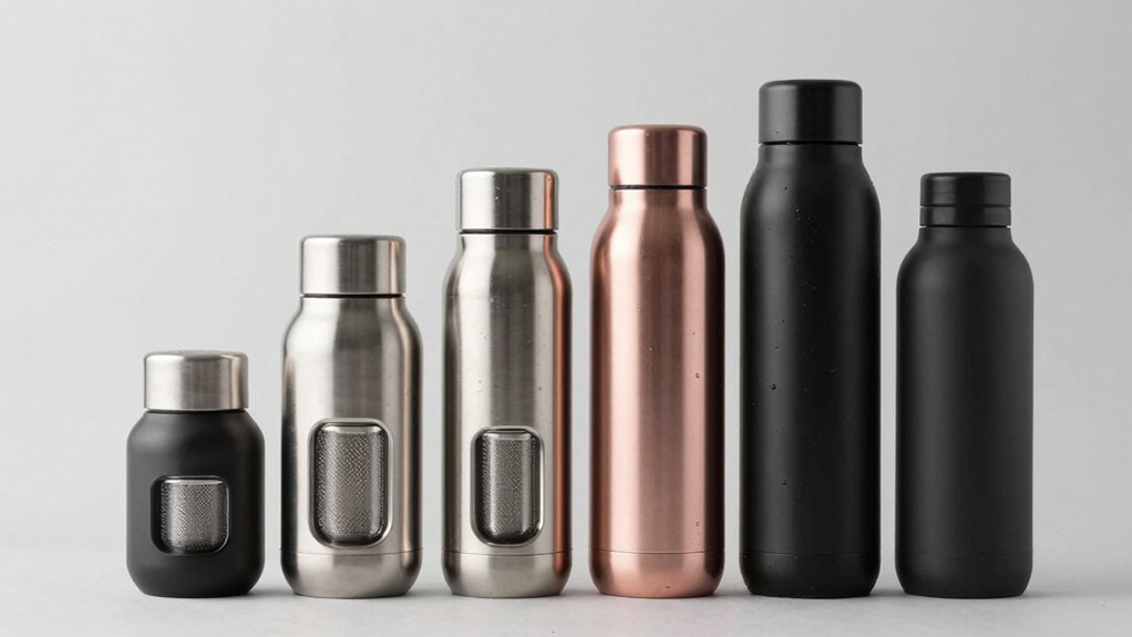 insulated bottles with strainers