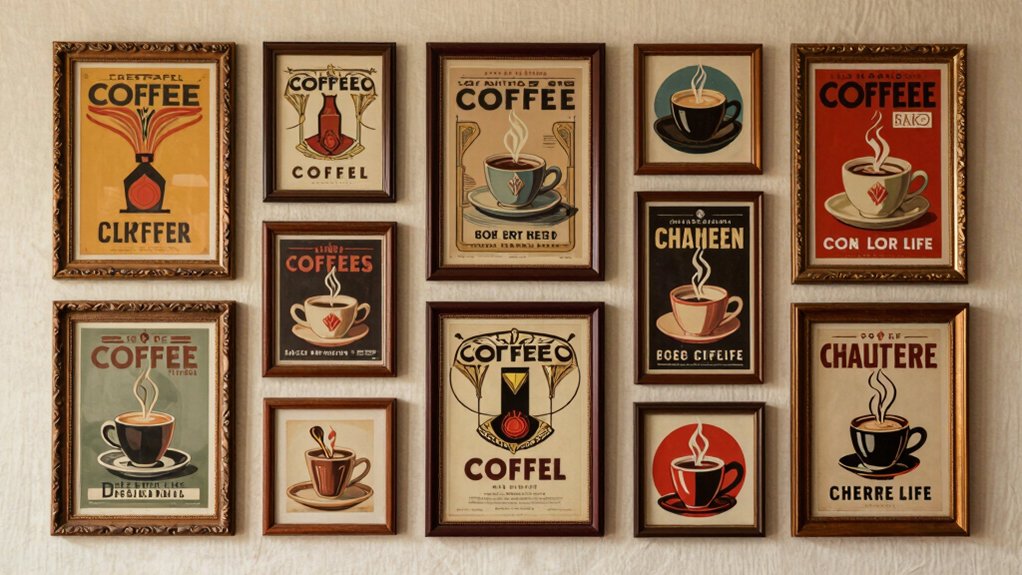 vintage coffee posters for 2026 cafe decor