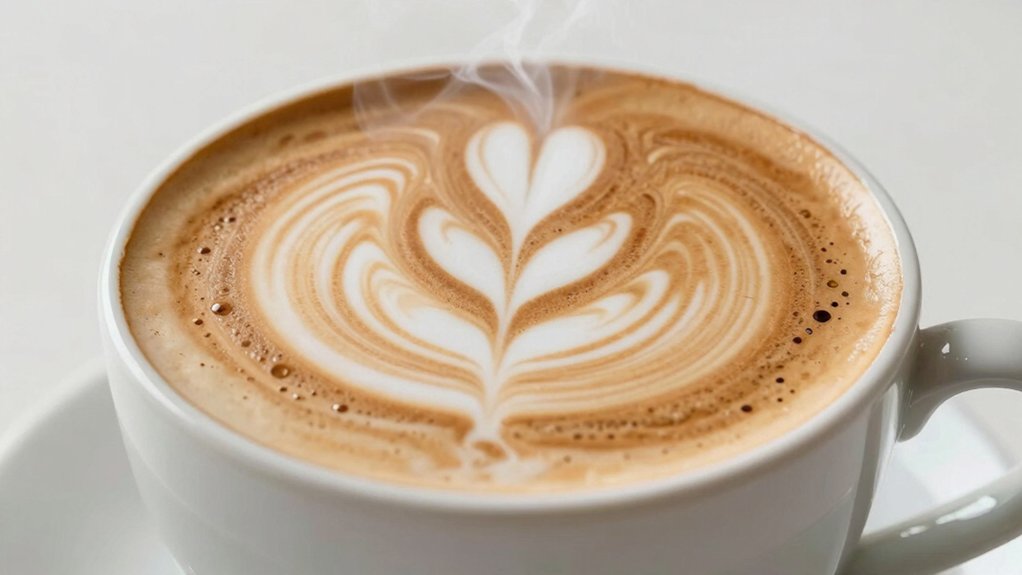 160 f degrades latte foam integrity