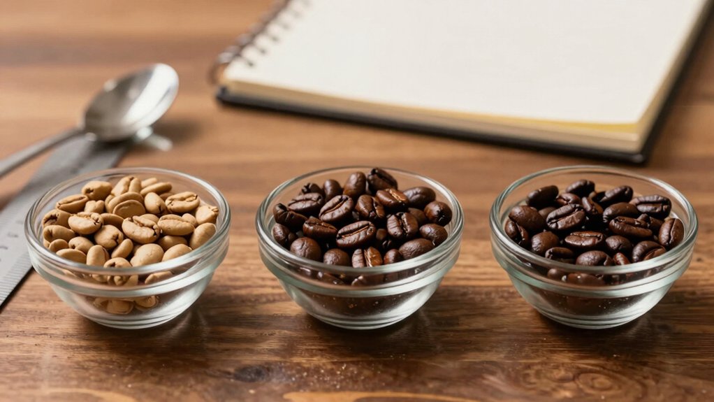 aroma shifts with roast levels