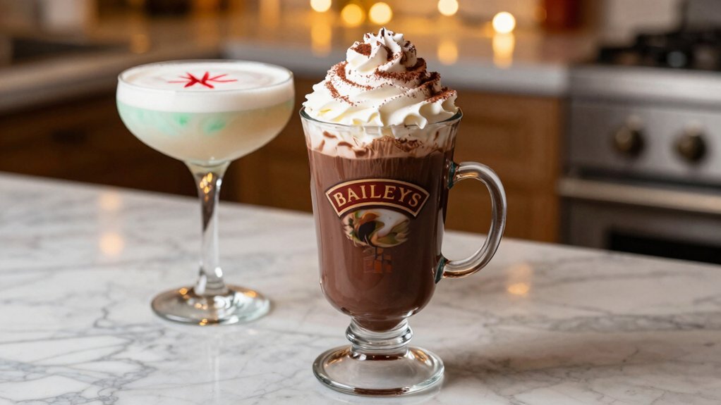 baileys hot chocolate peppermint white russian