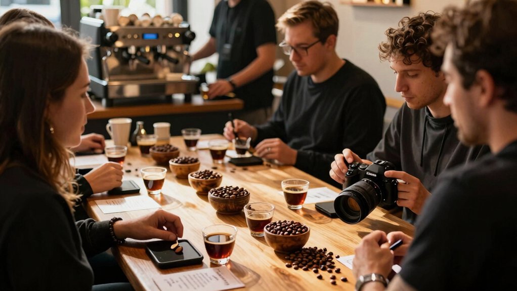 bean forward tasting with live bean dishes
