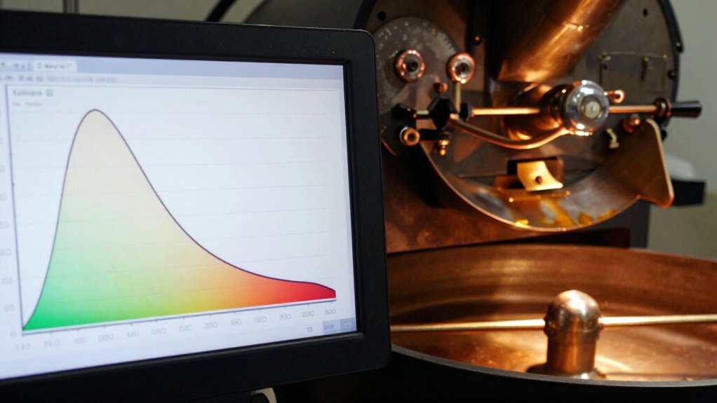 beans roast curve details ror extraction consistency