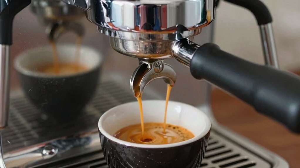 bottomless portafilter reveals extraction details