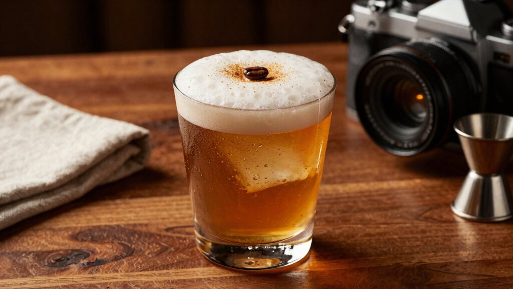 bourbon coffee nutmeg flip egg free