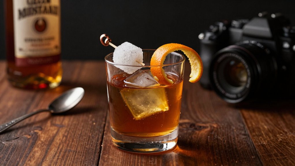 bourbon sugar bitters orange zest