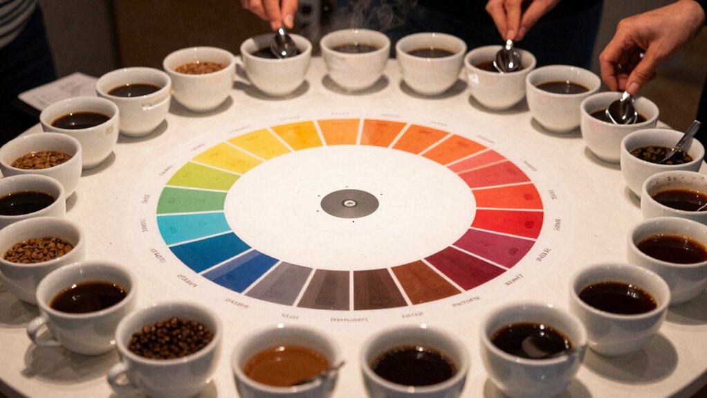 center to outer ring flavor differentiation
