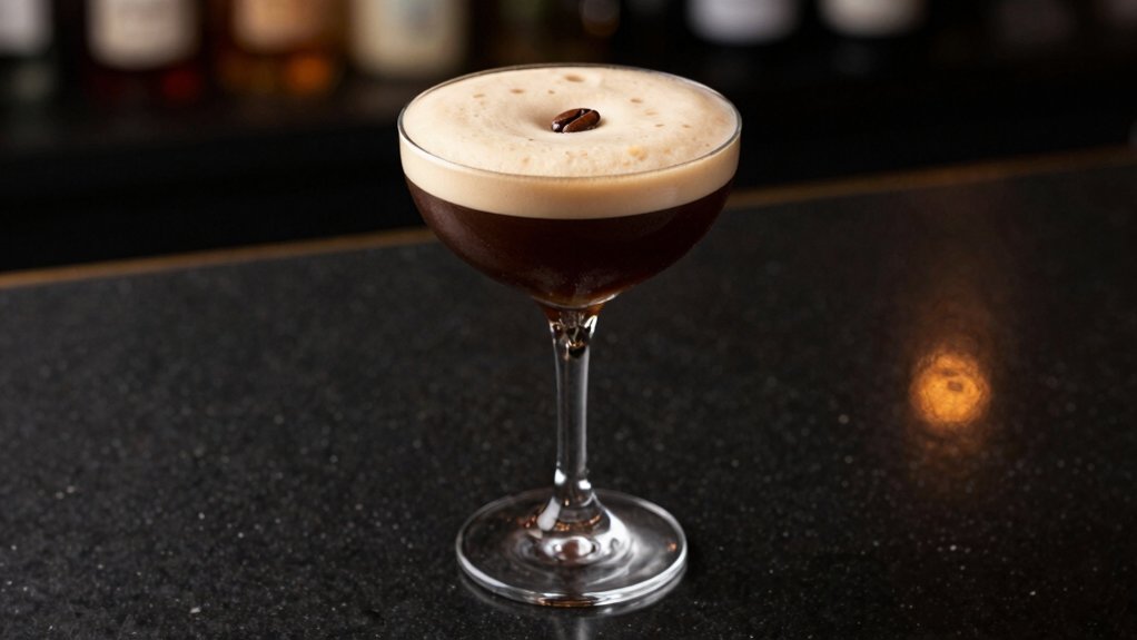 classic espresso martini with vanilla twist