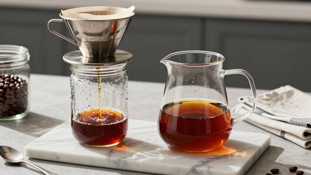 clear filtered cold brew concentrate finale