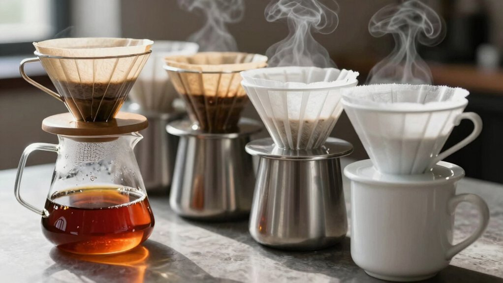 cloth filters enrich coffee flavor