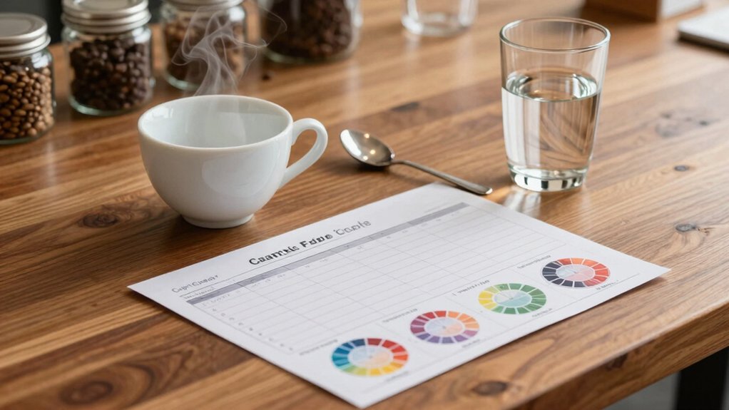 coffee cupping scorecard standardized scoring