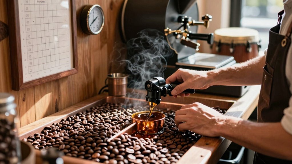 color development end speed shape roast levels