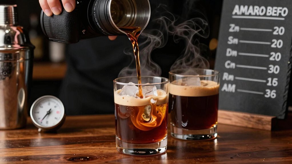 control temperature for espresso amaro balance