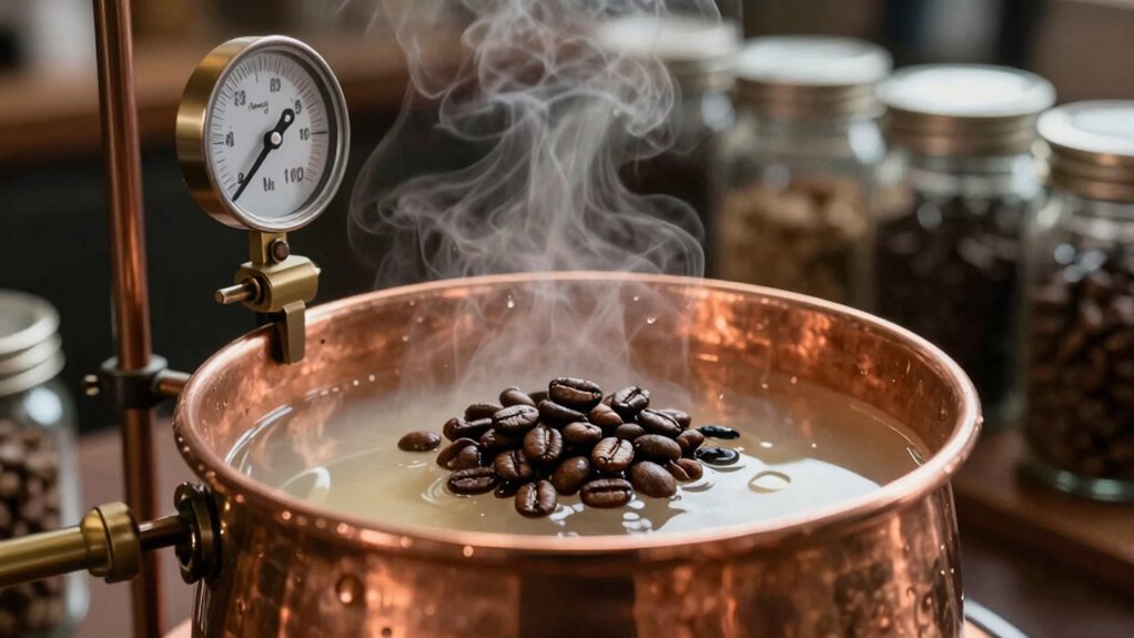 controlled fermentation temperature enhances coffee flavors