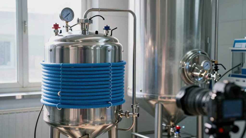 cooling jackets for hot climate fermentation