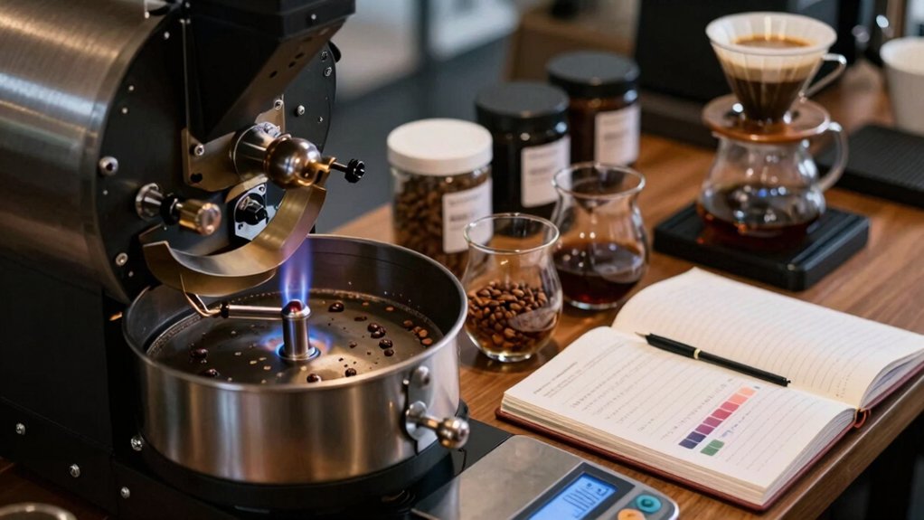 cupping data guided roast refinement