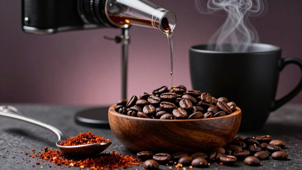 dark roast earthy base smoky spice