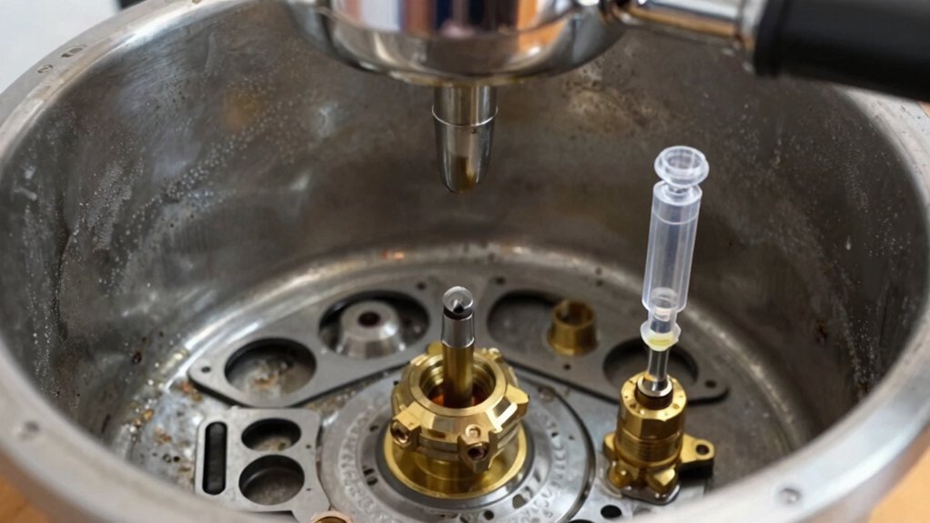 descale remove inspect reseal