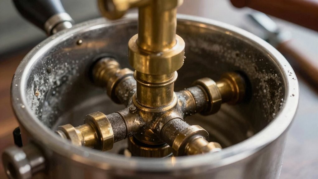 descaling old espresso boiler