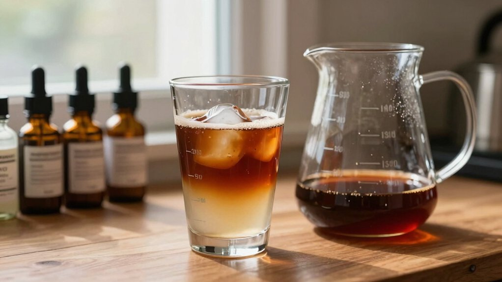 dilute cold brew to strength