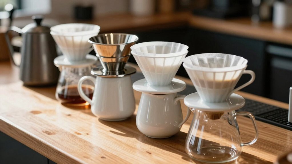 disc filters metal or paper aeropress percolator