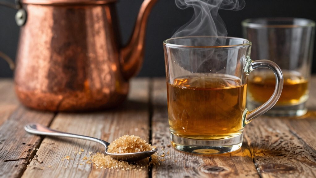 dissolve sugar add whiskey