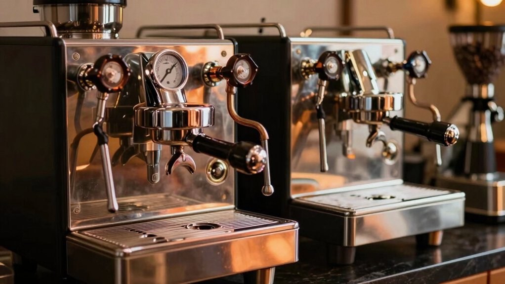dual boiler for simultaneous brew stempasting efficiency