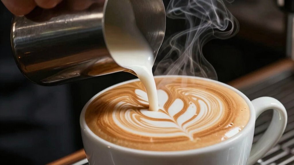 end flow control for crisp latte