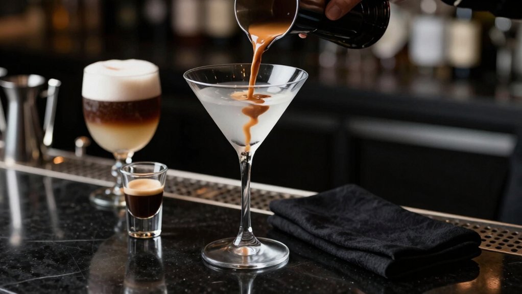 espresso vodka foam shake