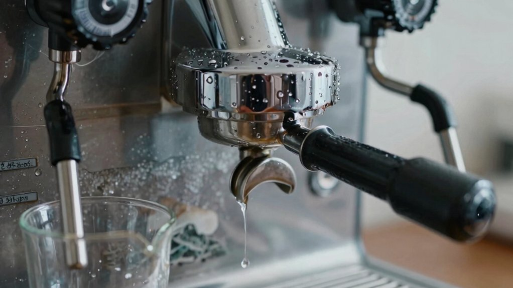 espresso water hardness range monitoring