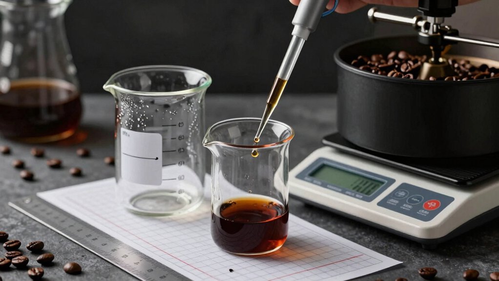 estimate caffeine concentration per bean