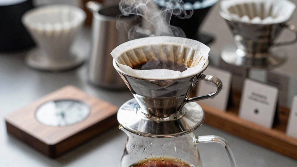 filters shape brew paper metal cone basket disc