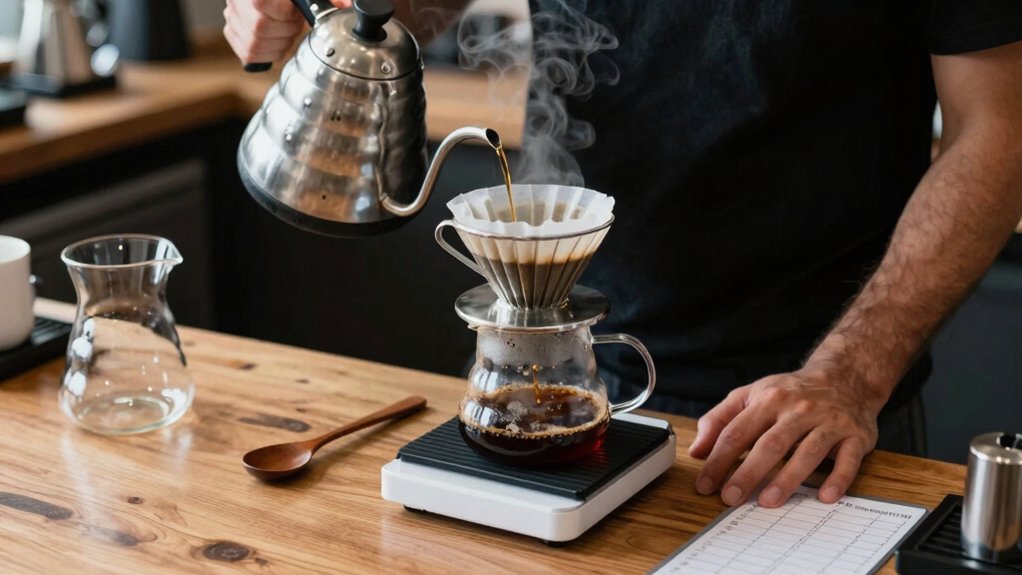 five coffee brewing tips ratio