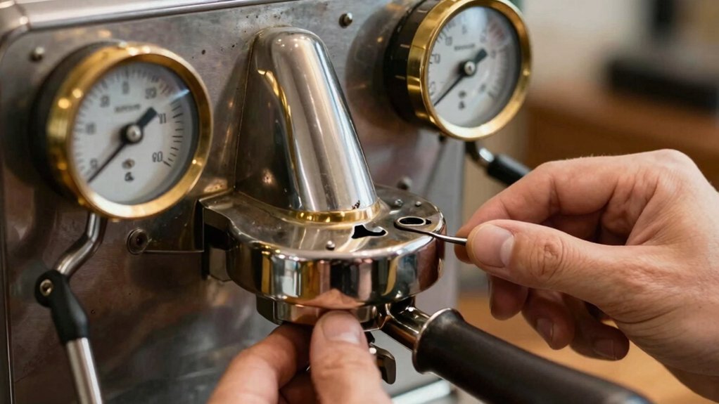 fixing vintage espresso gauges
