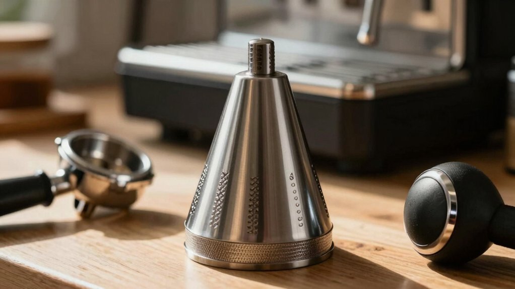 flat burrs precision conical texture