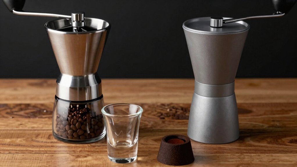 flat burrs uniform grind consistent extraction
