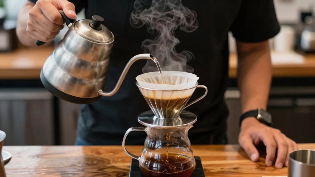 flavor control through manual brewing