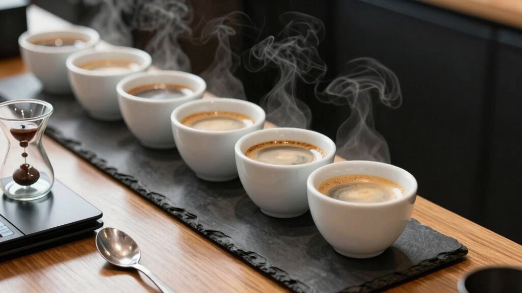 four minute crust breaking cupping pour