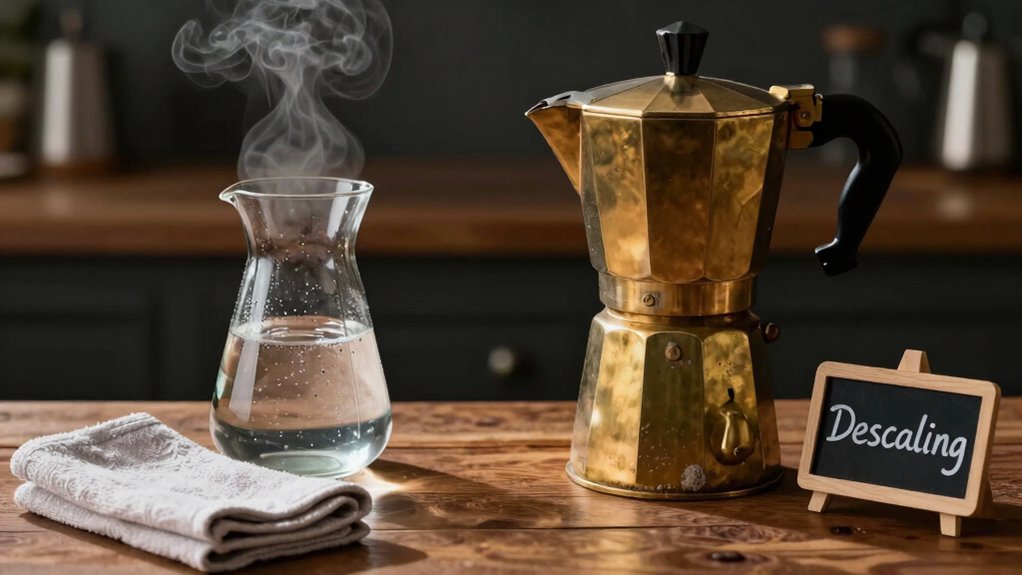 four reservoir flushes with filtered water