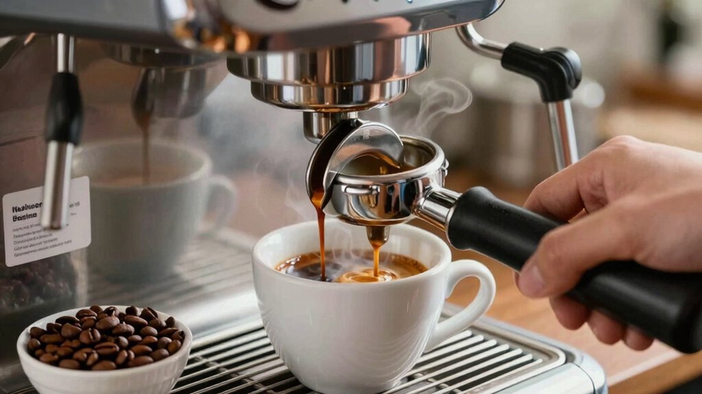 fresh beans grind just before brewing