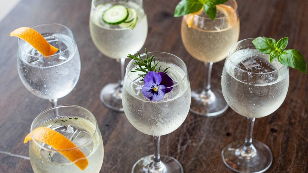 gin cocktails spotlighting botanicals