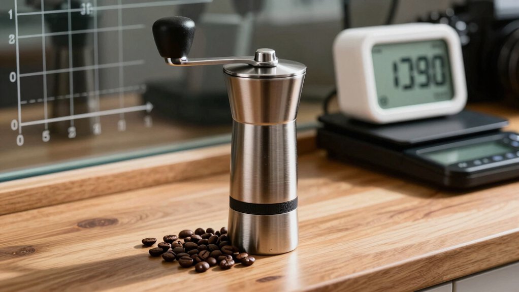 grind just before brew