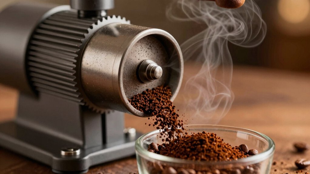 grinder heat dulls coffee flavor
