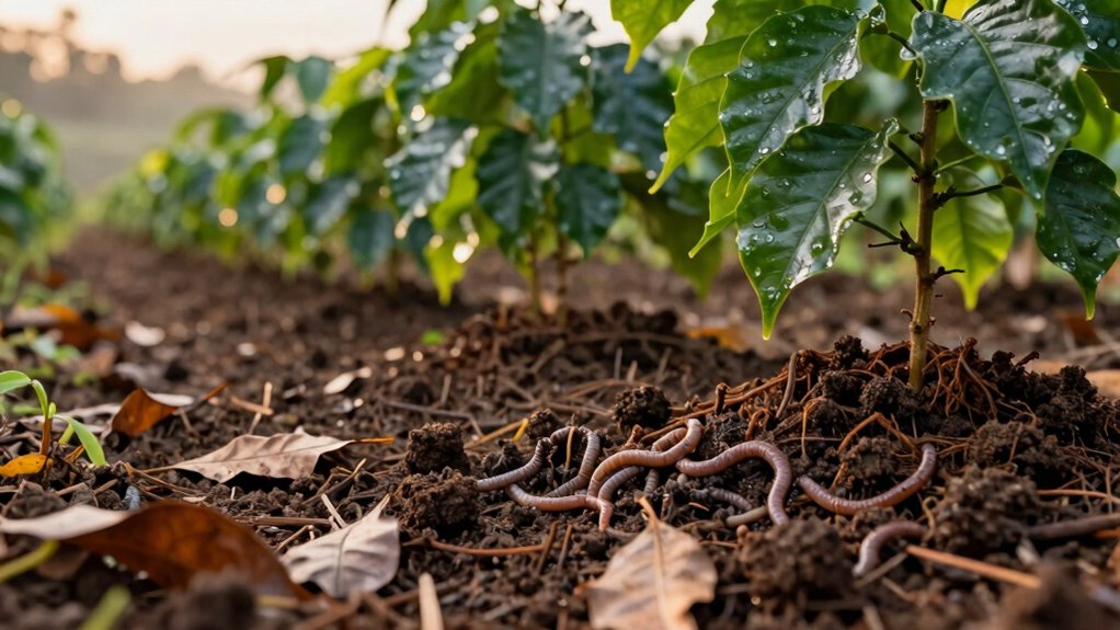 healthy soil enables resilient productive regenerative coffee farming