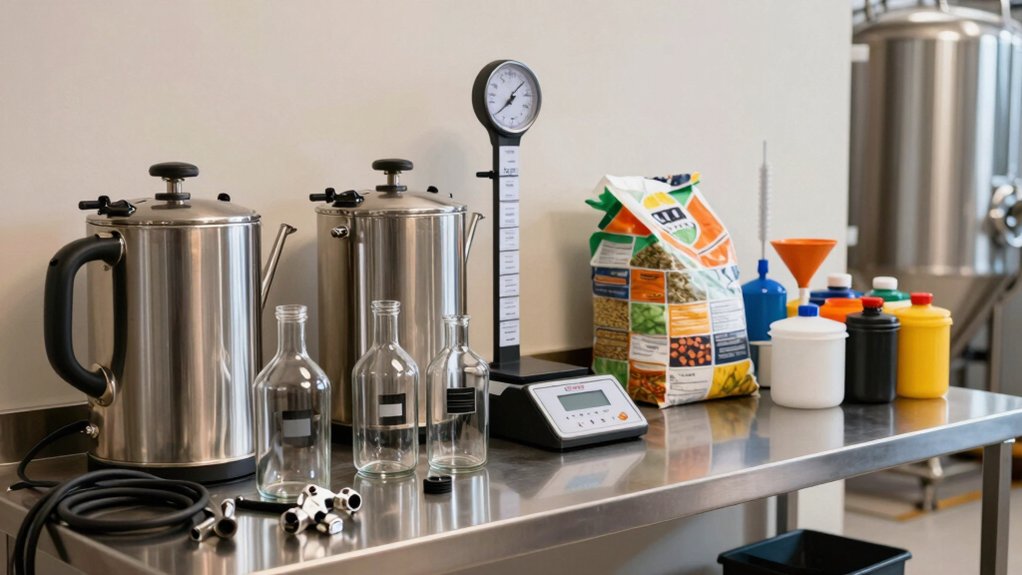 home brewing station organization tips
