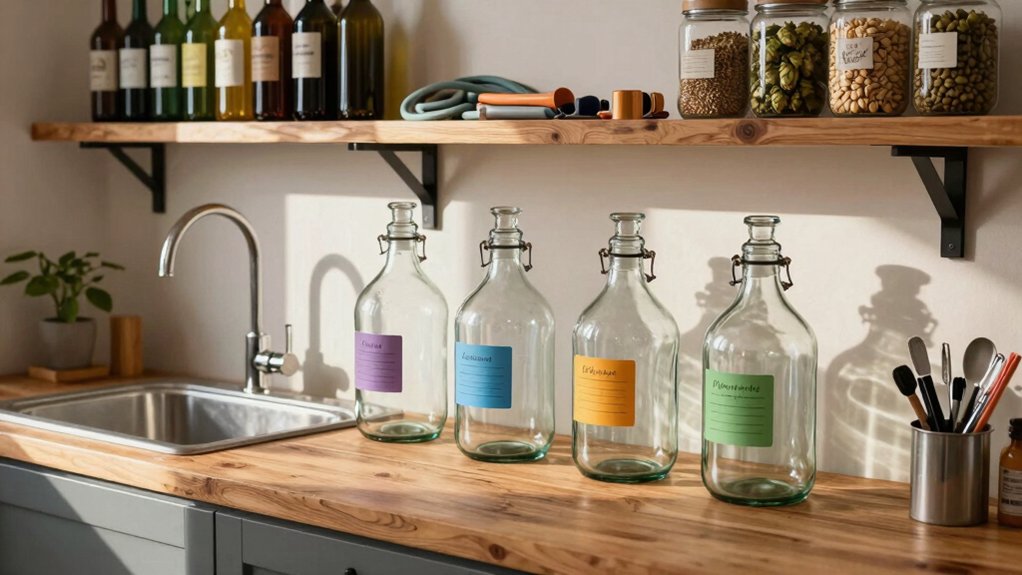 home brewing station organization tips