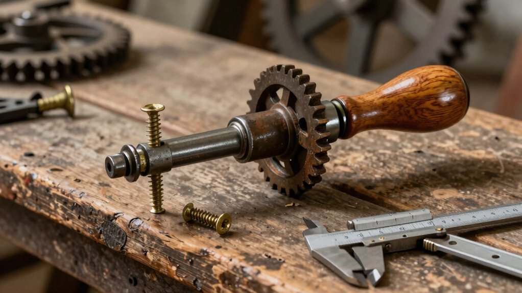 identify antique mill model and handle size