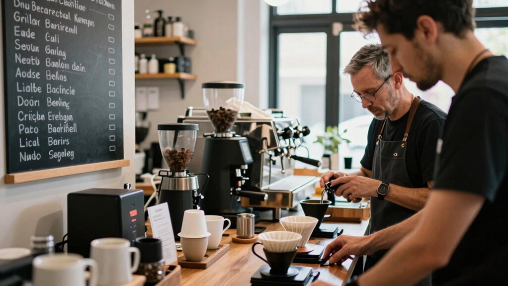 in house barista certification tiers