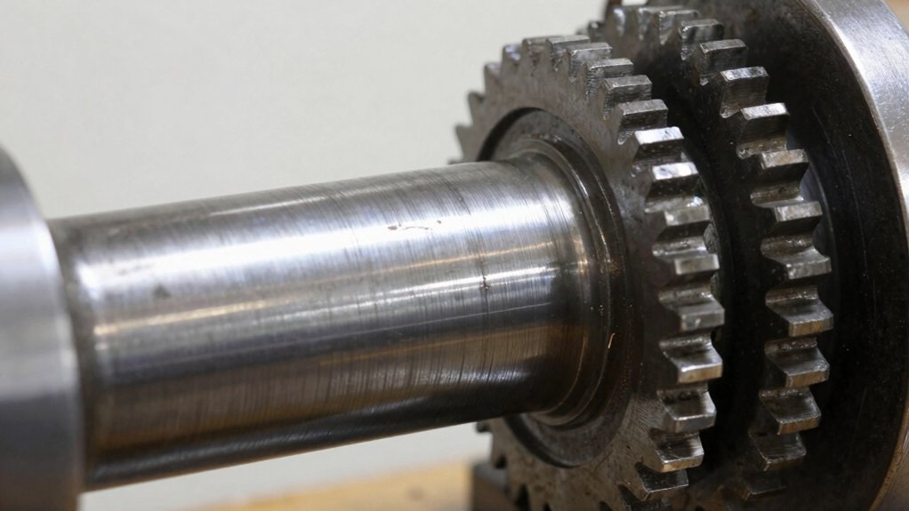 inspect burrs clean shaft align